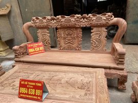 Đoản dài và mặt bàn của bộ Minh Quốc Voi gỗ hương đá (a Trung)