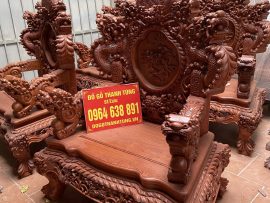 Anh Vinh đặc biệt đăt 04 ghế đơn trong bộ Rồng Bảo Đỉnh của mình