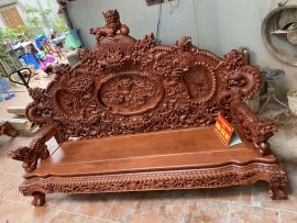 Chương ghế dài Bộ Rồng Khuỳnh Nghê Đỉnh của anh Vinh - Lào Cai
