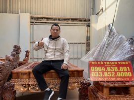 Bộ Rồng Nghê đỉnh siêu VIP 3D - Đại gia Hà Tĩnh