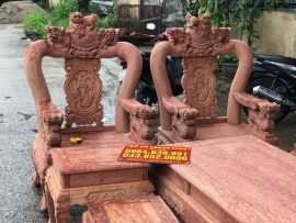 Tổng thể ghế đơn bộ Minh Quốc Nghê 3 đầu