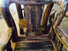 Cận cảnh ghế đơn bộ Minh Quốc Triện