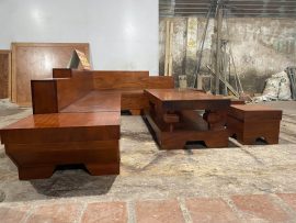 Từng chi tiết được hoàn thiện cẩn thận, mộng ghế khít đẹp