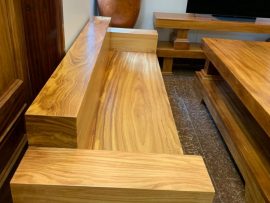 Ghế dài Sofa nguyên khối gỗ kate