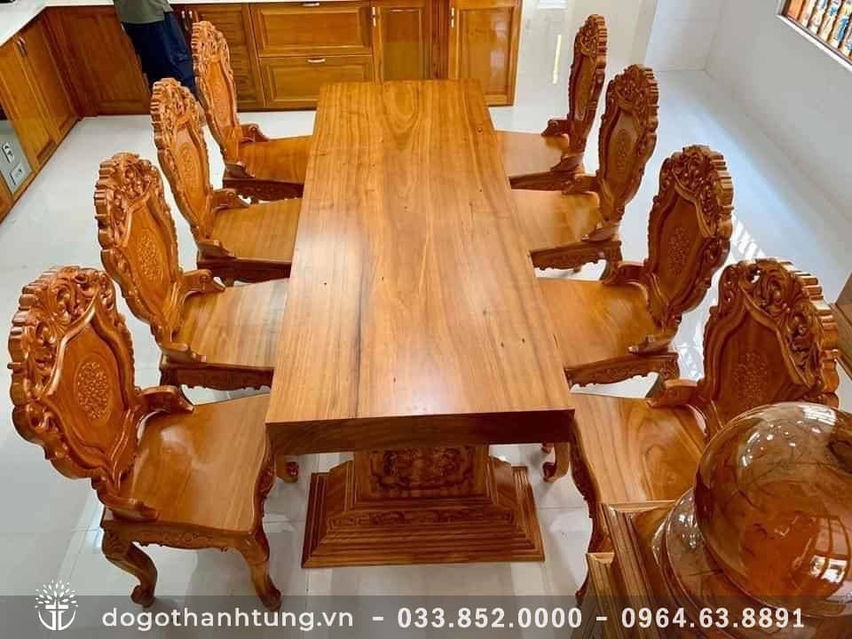 Bộ bàn ăn 10 ghế gỗ tự nhiên Mới 100%, giá: 119.000.000đ, gọi: 0975963434,  Ninh Kiều - Cần Thơ, id-c7961600