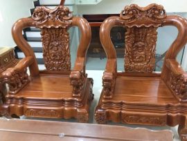 Ghế đơn trong bộ Minh Quốc Voi của anh Long (Ninh Bình)