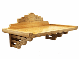 Bàn thờ treo tường mẫu 002 gỗ sồi