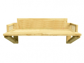 Mẫu bàn thờ treo tường BT006 chân tam giác