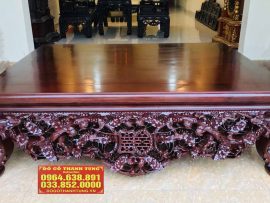 Toàn hình ảnh bộ Sập gỗ gụ Thập Điểu Quần Mai bản hoàn thiện