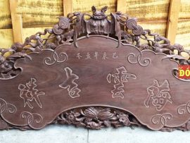 Cuốn thư hình khánh Ngũ Phúc đẹp