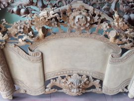 Mẫu Cuốn thư Đức Lưu Quang Tứ quý hóa Tứ Linh - bản mộc, khách hàng tùy chọn chữ