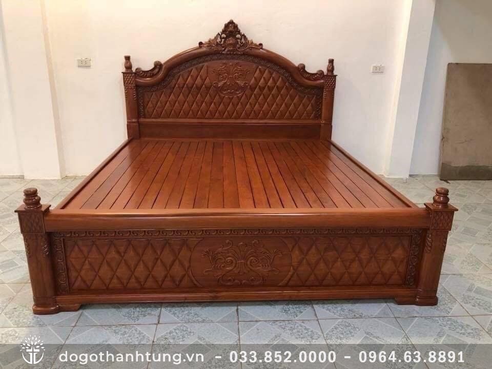 Catalogue các mẫu giường gỗ gụ cao cấp 1m8 đẹp đồng giá - Đồ Gỗ ...