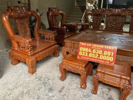 Mẫu bàn ghế rất hợp với gia chủ yêu thích hình tượng bễ nghễ của con Voi.