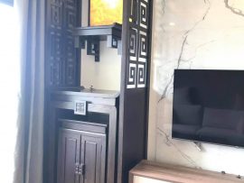 Tủ thờ chung cư TT001 thiết kế gọn gàng, thẩm mỹ, phù với không gian nhỏ