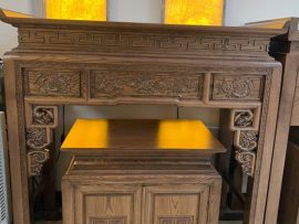 Bộ tủ thờ kích thước 61x127x127 mang ý nghĩa tài lộc và quý tử