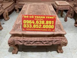 Yếm bàn và yếm ghế được đục 2 tầng đài sen - dấu hiện nhận biết giữa hàng cao cấp và hàng đại trà