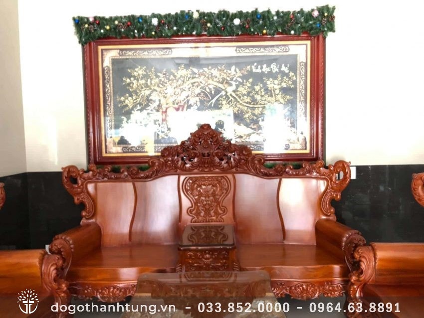 Đoản dài nguyên tấm, chương đục hoa lá tâ,y có vách ngăn ở giữa - Mẫu thiết kế đặc biệt theo yêu cầu của chú Ngạn (Bắc Giang)