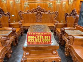 Chương ghế đục hoa lá tây 100% kênh bong sắc nét, vách ghế liền 1 tấm để trơn khoe vân gỗ