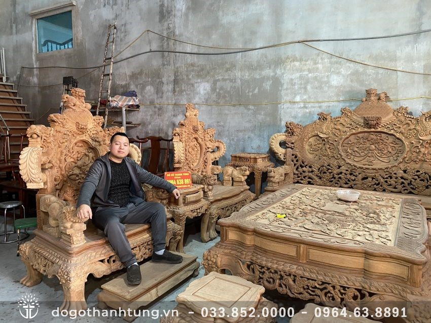 Sang trọng, đẳng cấp là cảm giác của bất cứ ai khi ngồi trên cực phẩm Nghê đỉnh này 