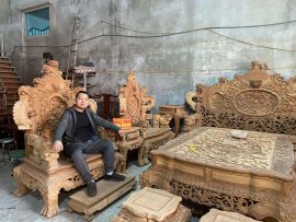 Sang trọng, đẳng cấp là cảm giác của bất cứ ai khi ngồi trên cực phẩm Nghê đỉnh này