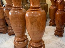 Lộc bình 1m7 siêu hiếm, vân vip gỗ hương đỏ 100%. Chỉ dành cho khách sành chơi.