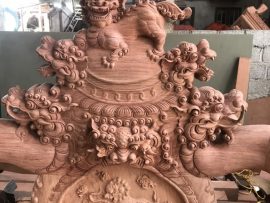 Cận cảnh chi tiết Nghê Bảo Đỉnh đục khắc tinh xảo, nghệ nhân ắt phải đặt trọn tâm huyết và rất kiên trì để có được tác phẩm tuyệt đỉnh này