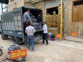 Bộ sản phẩm được vận chuyển an toàn và nguyên vẹn tới dinh thự của cô chú tại Hòa Bình. Đồ gỗ Thanh Tùng nhận sản xuất và vận chuyển nội thất toàn quốc!