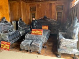 Căn phòng sau khi kê xong bộ 12 món Rồng đỉnh. Vừa vặn - bề thế và thể hiện đúng cái TẦM của gia chủ chính là điều mà siêu phẩm này mang lại