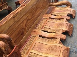 Chương đoản chạm khắc hoa văn tinh xảo, ván liền nguyên tấm đóng khung tranh đẹp