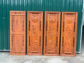 Sản phẩm được hoàn thiện cả 2 mặt, gỗ tự nhiên xử lý kỹ không mối mọt hay cong vênh