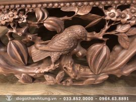 Lấy cảm hứng từ tích chim ăn khế trả vàng người nghệ nhân đã sáng tạo và cách điệu để đưa vào trang trí quây sập