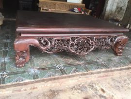 Đặt bộ sập trong phòng khách, phòng thờ, phòng ngủ đều phù hợp, thể hiện đẳng cấp của gia chủ