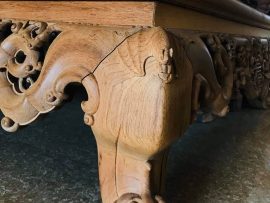 Chân sập vững chãi KT 24cm chạm dơi ngậm tiền