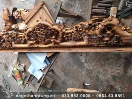 Quây sập được đục đẽo tỉ mỉ và có thể tháo rời tiện cho việc di chuyển