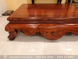 Bộ sập cấu tạo chính gồm 3 phần là mặt, quây và chân sập. Các bộ phận được gắn kết với nhau khăng khít nhưng vẫn có thể tháo rời tiện cho việc vận chuyển