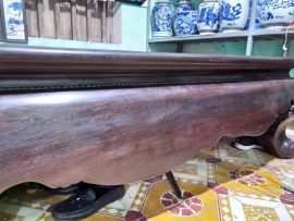 Sập yếm trơn 1m6x2m gỗ mun đuôi công mặt 2 lá siêu dầy (Chú Thiên, Bình Dương)