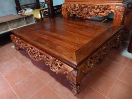 Mặt 2 lá sập ngũ phúc cài mai của chú Vạn