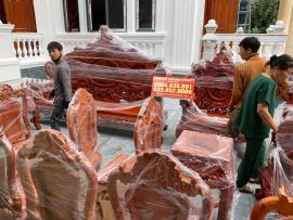 Sản phẩm đã được chúng tôi bọc kỹ lưỡng trước khi bốc lên xe