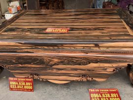 Bộ sập VIP từng được trưng bày lại lễ hội vinh danh làng nghề truyền thống do TP Hà Nội tổ chức.