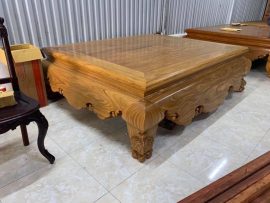 Dáng sập vuông vắn, mộng gỗ mịn chắc đẹp mọi góc nhìn