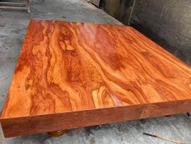 Bộ chiếu ngựa đóng hộp gỗ hương đá Nam Phi thửa vân đỉnh cao