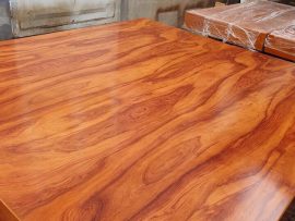 Bộ chiếu ngựa đóng hộp gỗ hương đá Nam Phi thửa vân đỉnh cao