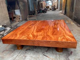 Bộ chiếu ngựa đóng hộp gỗ hương đá Nam Phi thửa vân đỉnh cao