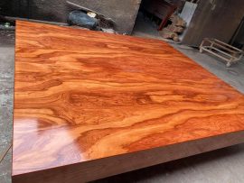 Bộ chiếu ngựa đóng hộp gỗ hương đá Nam Phi thửa vân đỉnh cao