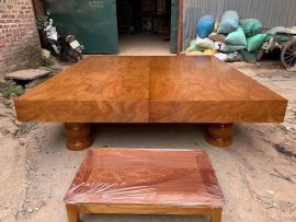 Chiếu ngựa gỗ hương xám vân siêu đẹp