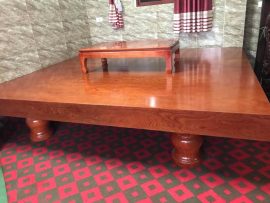 Phản chiếu ngựa đóng hộp gỗ xoan đào 2m2x2m4x20cm (Chú Tuấn, Thanh Hóa)