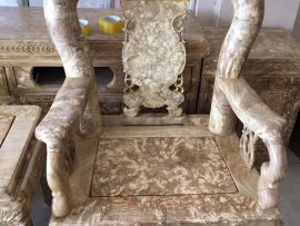 Ghế đơn bộ Minh Quốc Đào gỗ nghiến