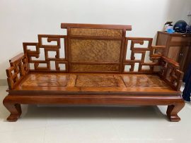 Đoản dài bộ Sơn Thủy gỗ hương Lào 100% thủ công mỹ nghệ