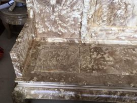 Ghế Sơn Thủy vách phẳng, vuông vắn