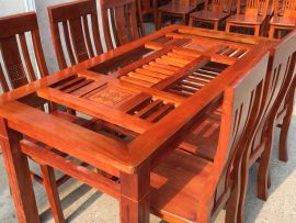 Bàn ăn chữ nhật thọ cân